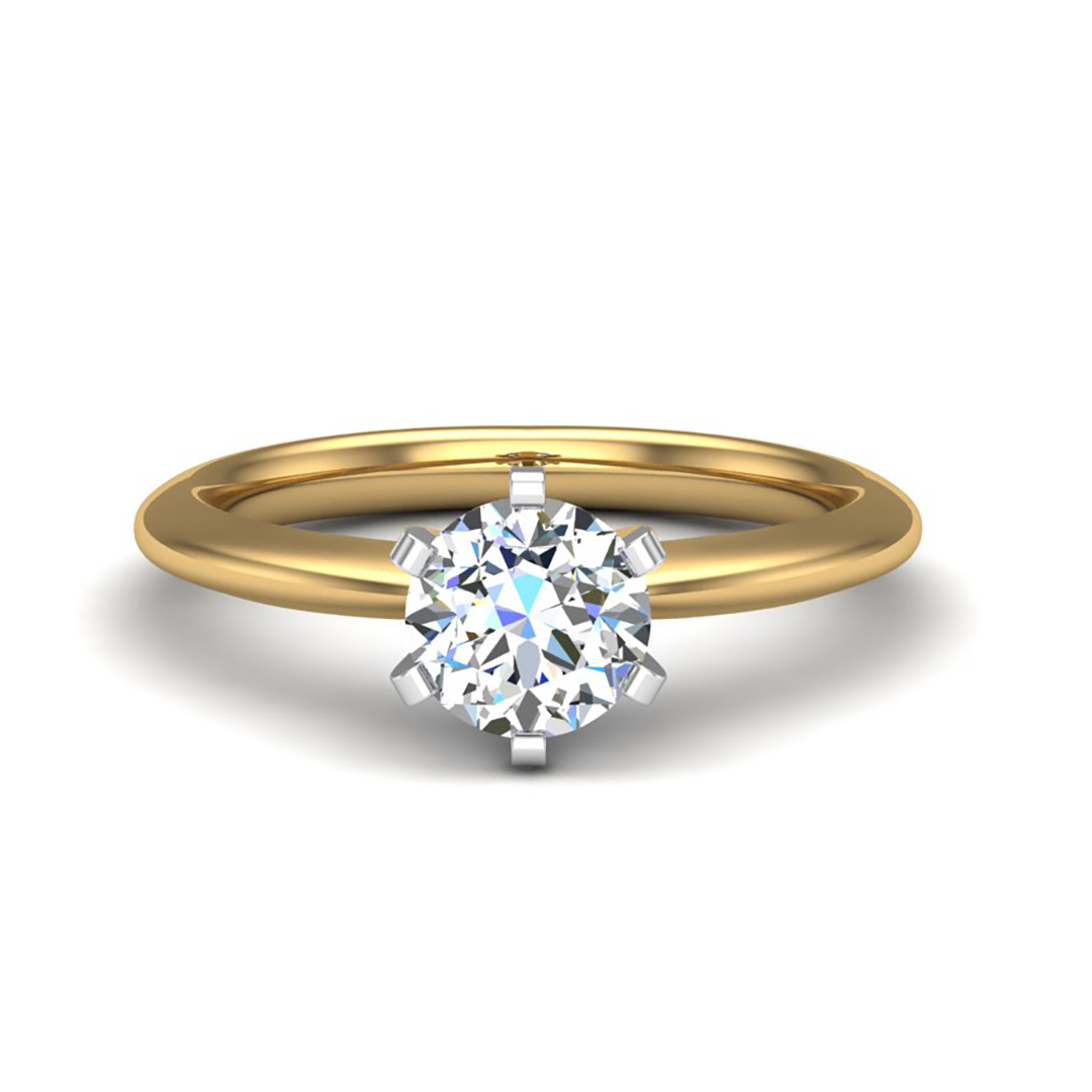 Maria 6 Prong Solitaire Engagement Ring